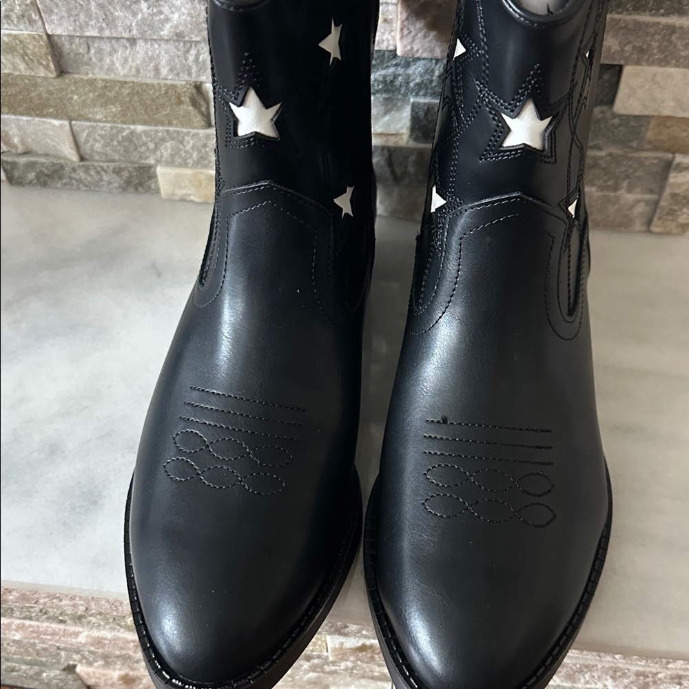 Wonder Nation Big Girls Star Western Cowgirl Boots Size 6 - Picture 6 of 12
